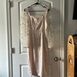 Blush Pink Floral Dress